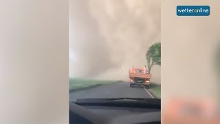 Tornado in Viersen  Die heftigsten Szenen 16052018 [upl. by Ydnahs903]