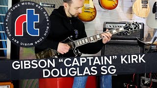 Rich Tone Music Gibson ″Captain″ Kirk Douglas Signature SG  Ebony DEMO [upl. by Terces]