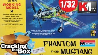 Monogram P51D Phantom Mustang Working Model 132 [upl. by Shaffer631]