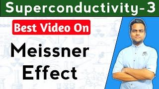 Meissner Effect In Superconductors  Meissner Effect In Hindi Superconductivity [upl. by Richma]