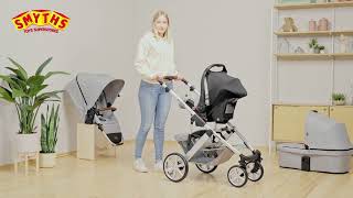 ABC Design Kinderwagen 3in1 Salsa 4 All in One Graphite Grey grau  Smyths Toys Superstores DE [upl. by Lindsley832]