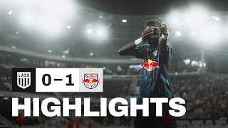 Jokerstich sichert Sieg LASK  Salzburg  Highlights  3 Spieltag ADMIRAL Bundesliga 2425 [upl. by Esaj]