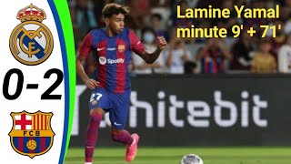 REAL MADRID 02 BARCELONA ⚽ All Goals amp Extended Highlight Last Matches HD  efootball [upl. by Ellessig]