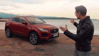 Маленький но очень дорогой Jaguar EPace – тестдрайв и обзор [upl. by Nowell934]