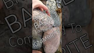 Brecciated Basalt vs Ignimbrite geology yellowstone basalt igneousrocks rockhounding [upl. by Corkhill996]