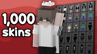 ✅ 1000 cosmetics skin pack 🔥 MCPEMCBE 121 WORKS ON HIVE [upl. by Gayelord883]