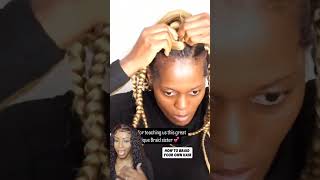 Hairdresser Reacts To Tight Box Braids haircare naturalhair hair braids reaction boxbraids [upl. by Pelligrini313]