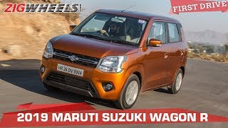 Maruti Wagon R 2019 Review  Now Sensible Sophisticated and Desirable  ZigWheelscom [upl. by Anoval]