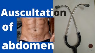 Auscultation of abdomen sounds  Venous Hum sound  Friction rub sound  Borborygmi bowel sounds [upl. by Nnalyrehs]