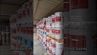 Explore Our Massive Epoxy Floor Paint Warehouse epoxyfloor epoxycoating epoxy factory [upl. by Zednanref]