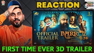 Barroz 3D  Guardian of Treasure  A Virtual 3D Trailer  Mohanlal  Antony  Manager Saab Reactions [upl. by Takashi]