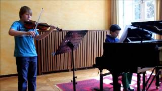 Bertold Hummel Sonatine for violin and piano  Finale [upl. by Baoj]