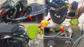 How I Maintain My Bike NS160 Full cleaning 🤙🏻New modification [upl. by Laved]