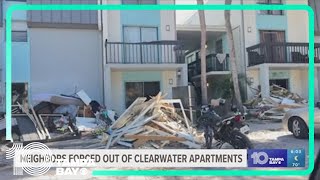 Residents forced out of Clearwater apartments after severe flooding [upl. by Llarret633]