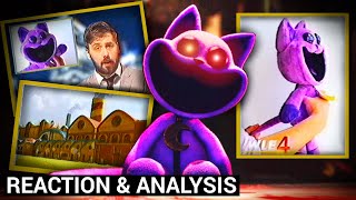 Poppy Playtime Chapter 3  Catnap Recall VHS Reaction and Analysis [upl. by Ahsirkal]