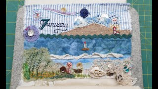 Susannas Stitcheries Calendar  January Pt 4 [upl. by Rasecoiluj]