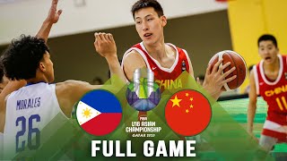 3RD PLACE Philippines v China  Full Basketball Game  FIBA U16 Asian Championship 2023 [upl. by Nahshon]