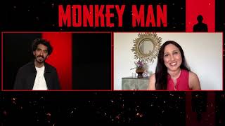 Monkey Man Interview with Dev Patel [upl. by Kiah]