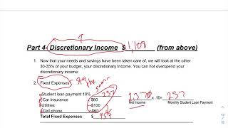 Budget Project Discretionary Income [upl. by Miguelita723]