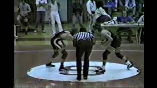 IHSAA 1987 1988 Muncie South Invitation 112 lbs Lance Ellis Cathedral vs Matt Love Western [upl. by Housen]