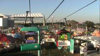 Sky Glider at the Florida State Fair Day amp Night POV [upl. by Ecirtel]