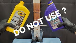 Pennzoil Platinum Engine oil VS Royal purple HPS Full synthetic [upl. by Wadlinger]