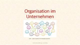 BWL  Aufbau und Ablauforganisation [upl. by Ahs]