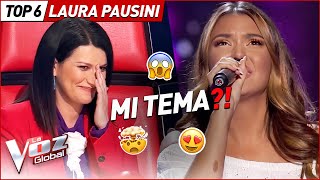 Las COVERS más ESPECIALES de LAURA PAUSINI en La Voz [upl. by Idnar]