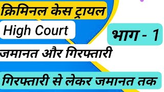 क्रिमिनल केस ट्रायल  criminal case trial  अपराध होने से लेकर निर्णय तक की प्रक्रिया  भाग 1 [upl. by Aeriela]