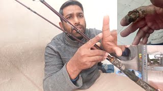 fishing rod electric power line reflect 👈 fishing fish maral [upl. by Kei]