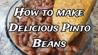 How to Make Delicious Pinto Beans [upl. by Eislrahc]