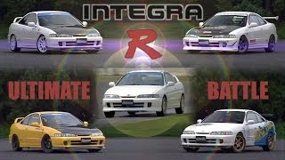 ENG CC Integra R Ultimate Battle  Spoon DC2s Js DC2 BOSS DC2 EVO GTR NSX Tsukuba 2001 [upl. by Hinkle]