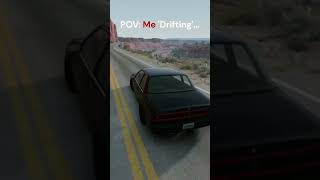 Crazy Drifting CANNOT DRIFT gonewrong drifting carcrashes policechase beamngdrive gaming [upl. by Ybloc474]