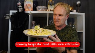 Krämig laxpasta med dill och citronsås  Middag på 20 minuter [upl. by Marba840]