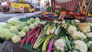 Gemüseladen beim Wochenmarkt in Frankenthal [upl. by Niffirg]