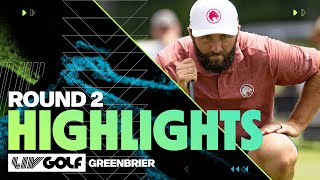 FULL HIGHLIGHTS LIV Golf Greenbrier  Round 2  2024 [upl. by Frasquito610]