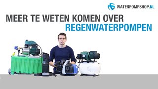 Regenwaterpomp  Advies over de juiste keuze [upl. by Olemrac]