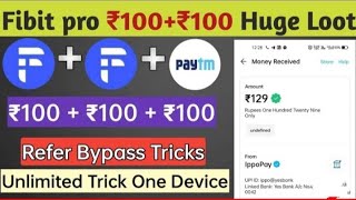 fitbit pro exchange ₹100₹100 instant loot  fibitpro withdraw  fibitpro app [upl. by Kared]