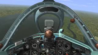 MiG15 vs F86 IL2 HSFX 6 [upl. by Anehs24]