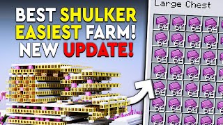 Minecraft Shulker Farm Tutorial  New Update  4500 PHR [upl. by Peednus]