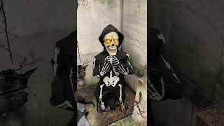 Lil Skelly Bones 2023 Animatronic InStore Demo at Spirit Halloween [upl. by Lotta]