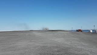 C17 Takeoff From CFS Alert Gravel Runway [upl. by Arron]