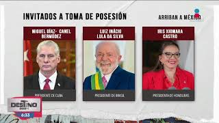 Ellos son los invitados especiales a la toma de protesta de Claudia Sheinbaum  Destino 2024 [upl. by Pronty]