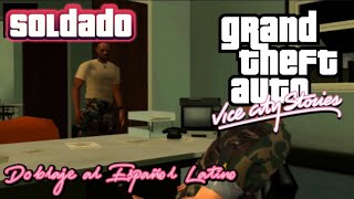 Grand Theft Auto Vice City Stories  Soldado Doblaje al Español Latino IA [upl. by Peggie]