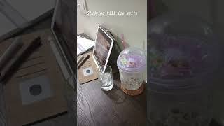 Studying till ice melts 🧊study studyingtillicemelts studyvlog studyindia [upl. by Lombardi]