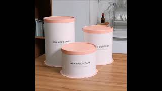 Round Cake Box [upl. by Anaitat]