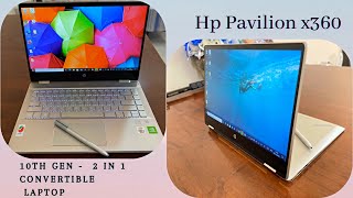 HP Pavilion x360 Unboxing Review  14 “ 2020 version  2 in 1 Convertible Laptop [upl. by Noivaz]