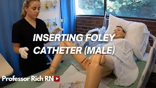 Overcoming Challenges How to Ace the Male Foley Catheter Insertion OSCE Skill Station [upl. by Strep618]