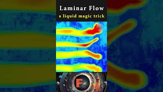 Laminar Flow a liquid magic trick funfacts science knowledge physics [upl. by Benioff109]