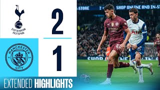 EXTENDED HIGHLIGHTS  TOTTENHAM 21 MAN CITY  Werner Sarr amp Nunes Goals  Carabao Cup 🏆 [upl. by Anaele55]